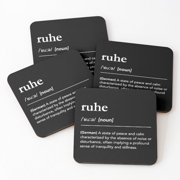 Item preview, Ruhe Definition. Meaning of Ruhe, German Words in English designed and sold by lagunaklein.