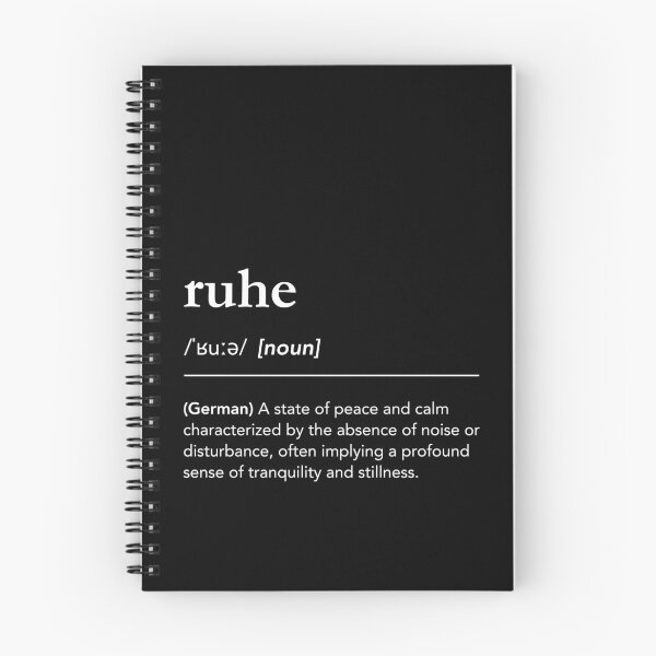 Artikelvorschau, Ruhe-Definition. Bedeutung von Ruhe, deutsche Wörter im Englischen entworfen und verkauft von lagunaklein.