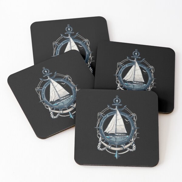 Item preview, Sailboat Anchor Maritime Adventure designed and sold by LuminOrb.