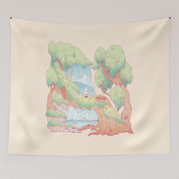 Item preview, Bunny Sitting in the Forest designed and sold by shuenscorner.