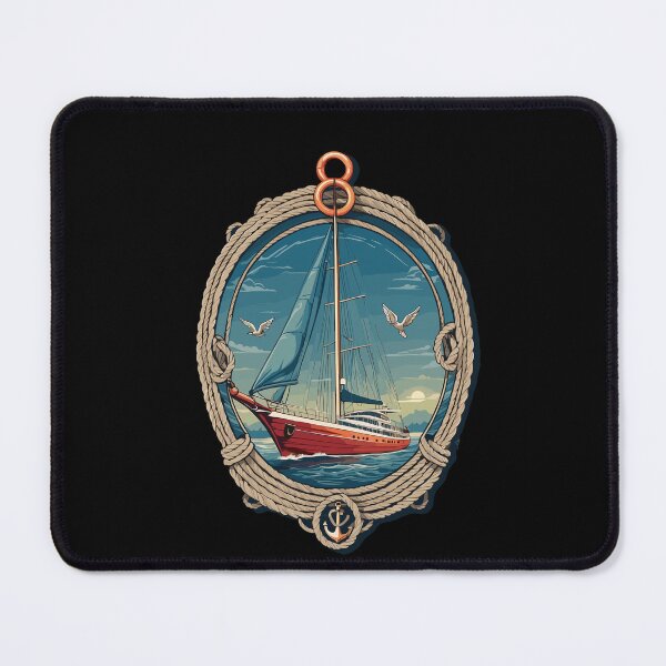 Item preview, Sailing Adventure Discover The Maritime Motif designed and sold by LuminOrb.