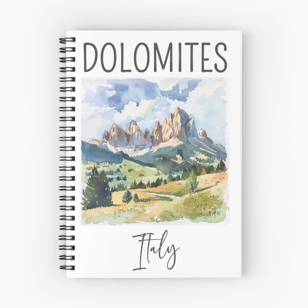 Artikelvorschau, Ein Aquarelldesign der Dolomiten – Italien entworfen und verkauft von Sketch-Shack.