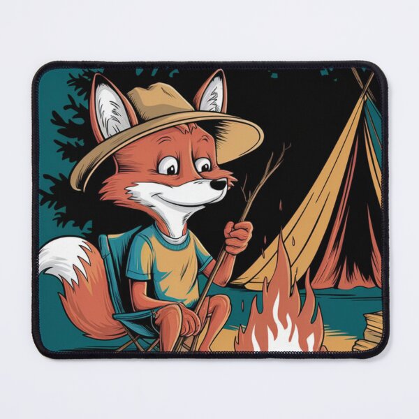 Item preview, CAMPFIRE FOX: FOX SITTING BY CAMPFIRE designed and sold by Obinne.