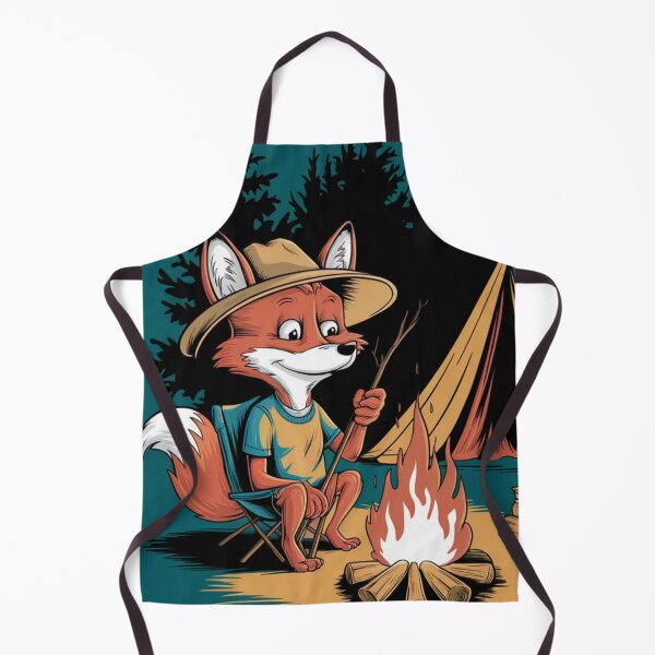 Item preview, CAMPFIRE FOX:  FOX SITTING BY CAMPFIRE  designed and sold by Obinne.