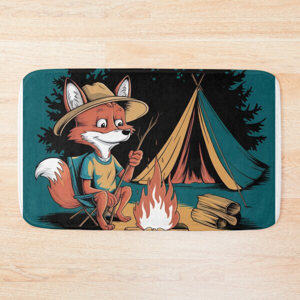 Item preview, CAMPFIRE FOX:  FOX SITTING BY CAMPFIRE  designed and sold by Obinne.