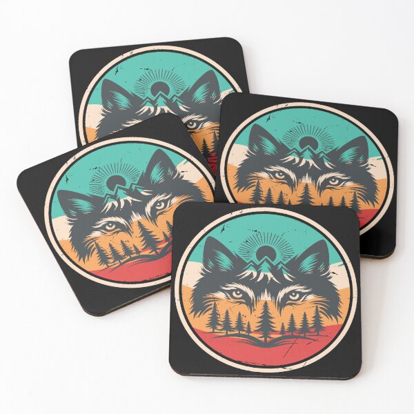 Item preview, WOLF EVIL.RETRO WOLVES. designed and sold by JAGA-ALIME.