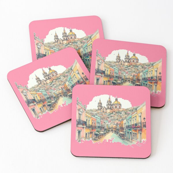Item preview, Vibrant Guanajuato: A 3D Sketch of Colorful Colonial Charm, designed and sold by PaintMeWorld.
