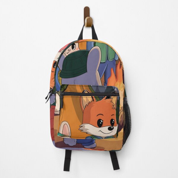 Item preview, CAMPFIRE FOX: FUNNY CARTOON FOX SITTING BY CAMPFIRE designed and sold by Obinne.