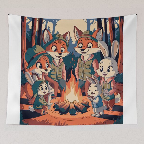 Item preview, CAMPFIRE FOX: CARTOON FOX designed and sold by Obinne.