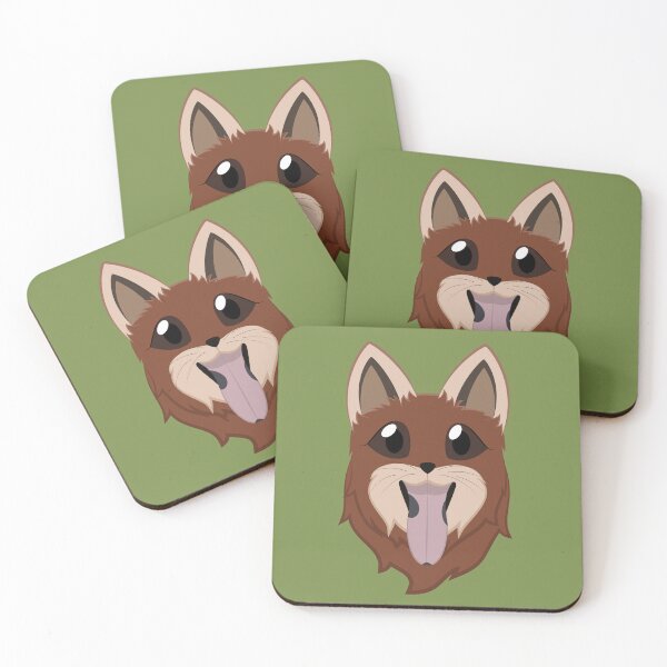 Item preview, Illustration of red/creme Eurasier dog face designed and sold by Knytt.