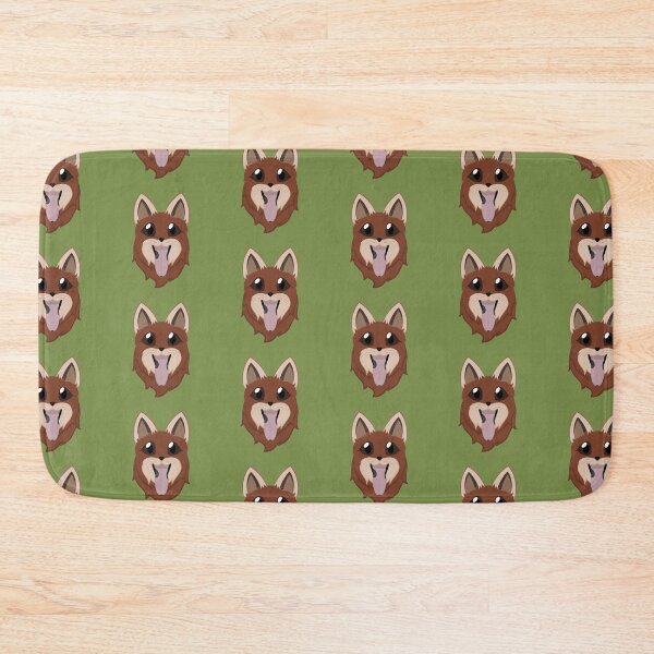 Item preview, Illustration of red/creme Eurasier dog face designed and sold by Knytt.