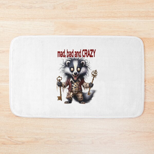 Item preview, A mad bad crazy badger, fun design designed and sold by LoneAngel.