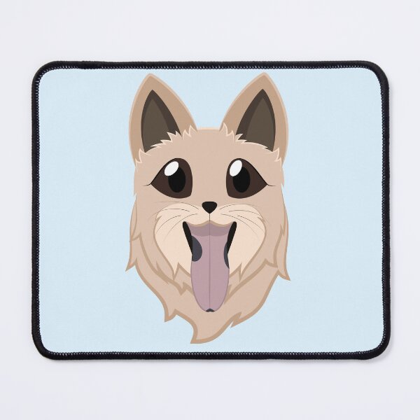 Item preview, Illustration of creme Eurasier dog face designed and sold by Knytt.