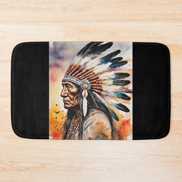 Item preview,  Native Indigenous Indian  Headdress Watercolor, American Indian Heritage Month designed and sold by KolorellaS.