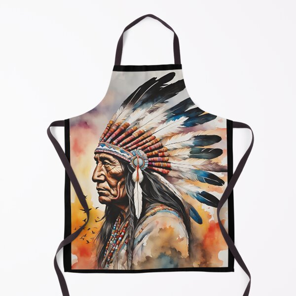 Item preview, Native Indigenous Indian Headdress Watercolor, American Indian Heritage Month designed and sold by KolorellaS.