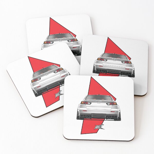 Item preview, mitsubishi lancer evoX wide rear white  designed and sold by NaquashM.