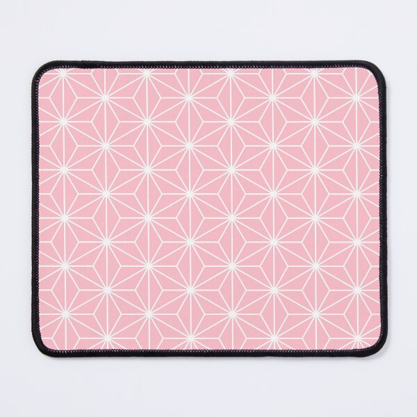 Item preview, White on Pink Asanoha Japanese Pattern designed and sold by starrylite.