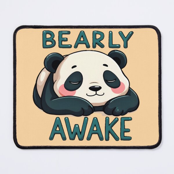 Item preview, Bearly Awake Panda designed and sold by AlphaTeez.