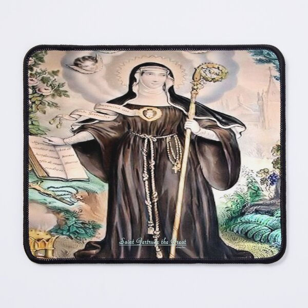 Item preview, Saint Gertrude the Great designed and sold by LitanyLane.