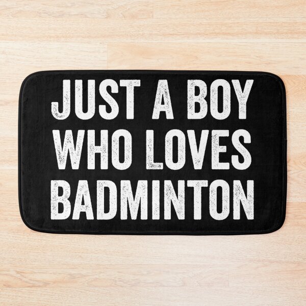 Item preview, Just a Boy Who Loves Badminton Player designed and sold by WhistleCloset.