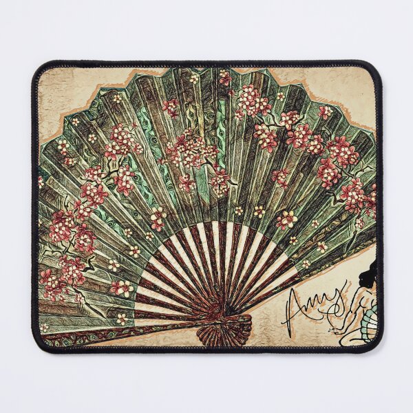 Item preview, Amy's tattoo Ink Inspiration fan vintage designed and sold by Hen-C-Art.