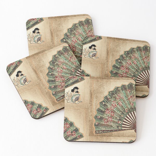 Item preview, Amy's tattoo Ink Inspiration fan vintage designed and sold by Hen-C-Art.