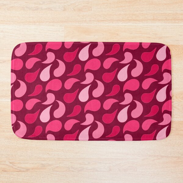 Item preview, Pink and red shades paisley seamless pattern print designed and sold by SpinklyCreations.