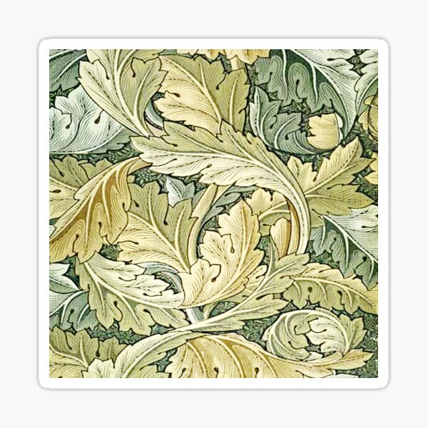 William Morris,Jugendstil, Original,Agathus,wallpaper.vintage,belle poque,elegant,chic,beautiful,pattern Sticker