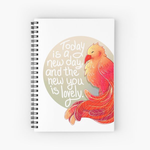 Item preview, "Today is a New Day, and the New You is Lovely" Phoenix designed and sold by thelatestkate.