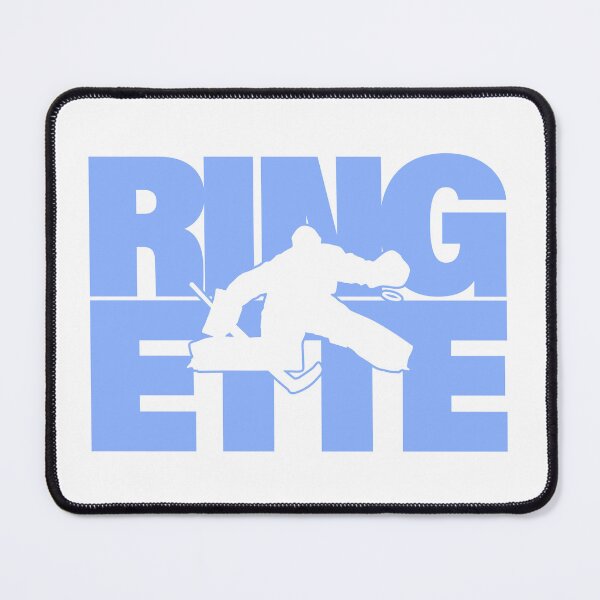 Item preview, Ringette goalie light blue silhuette designed and sold by EmeraldeaArt.