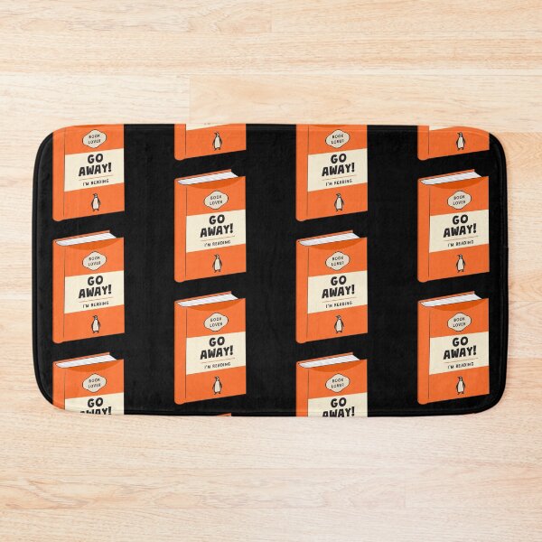 Item preview, Go Away, I'm Reading Penguin Book designed and sold by iconikit.