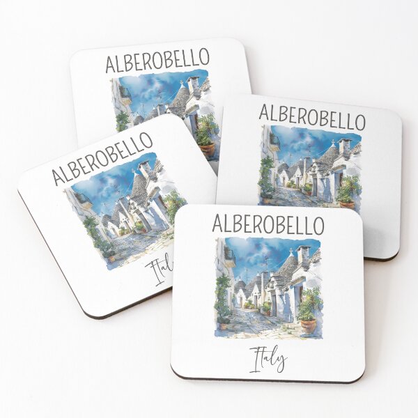 Item preview, A Watercolor Design of Alberobello - Italy  designed and sold by Sketch-Shack.