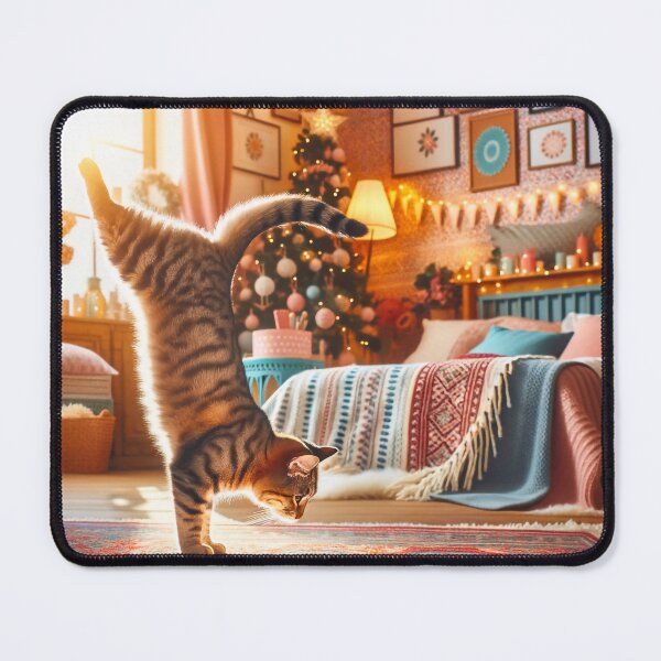 Item preview, Cat Doing Yoga designed and sold by M-Y-A-R-T-.