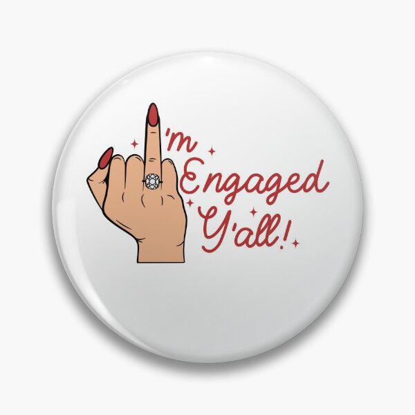 Item preview, I'm Engaged Y'all Wedding Ring Finger - Funny Engagement Ring designed and sold by dottiedigitals.
