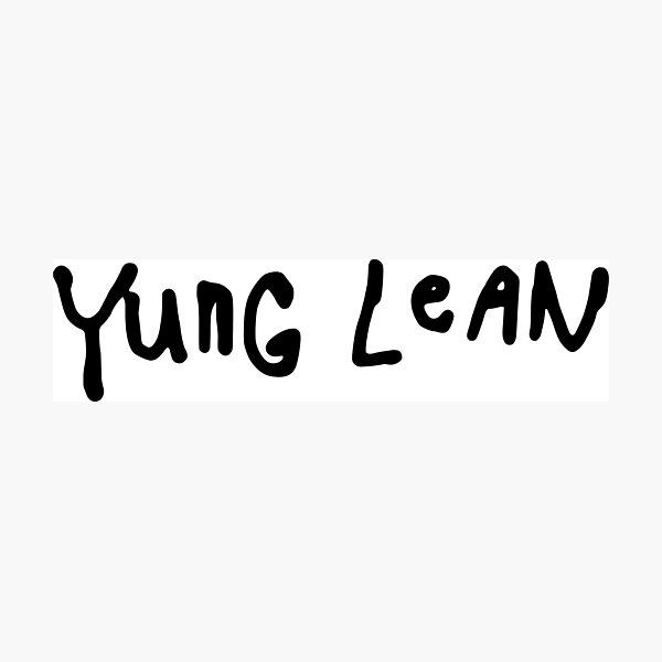 Artikel-Vorschau von Yung Lean Sadboys Textlogo schwarz, designt und verkauft von 3stars9.