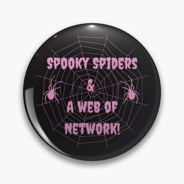 Item preview, Spooky Spiders & A Web of Network(Pink) designed and sold by POSITIVE4EVA.