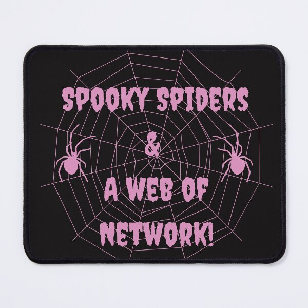 Item preview, Spooky Spiders & A Web of Network(Pink) designed and sold by POSITIVE4EVA.