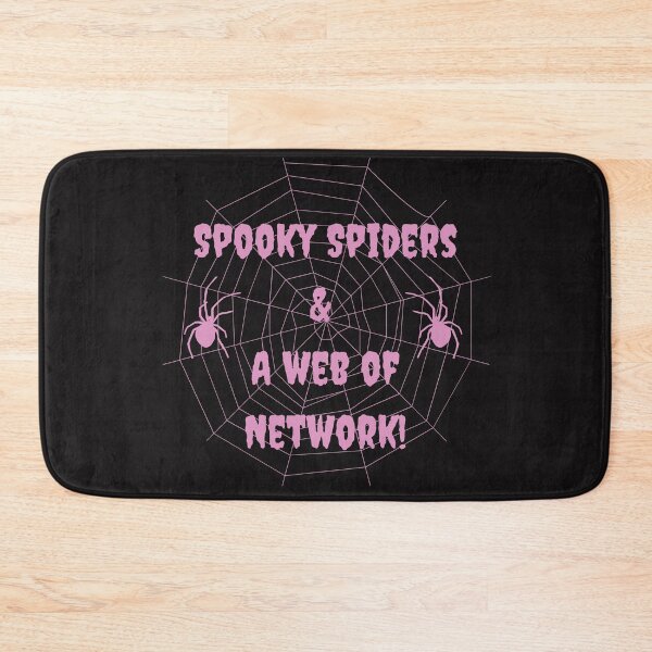 Item preview, Spooky Spiders & A Web of Network(Pink) designed and sold by POSITIVE4EVA.