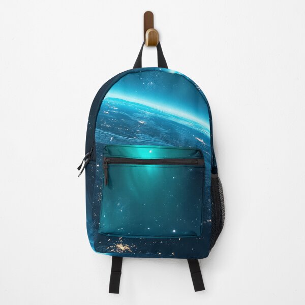 Item preview, Earth’s Horizon with Dazzling Aurora and Starry Sky designed and sold by lematworks.