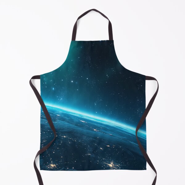 Item preview, Earth’s Horizon with Dazzling Aurora and Starry Sky designed and sold by lematworks.