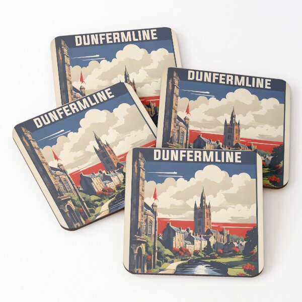 Item preview, Dunfermline United Kingdom Vintage Travel Tourism  designed and sold by TravelersGems.