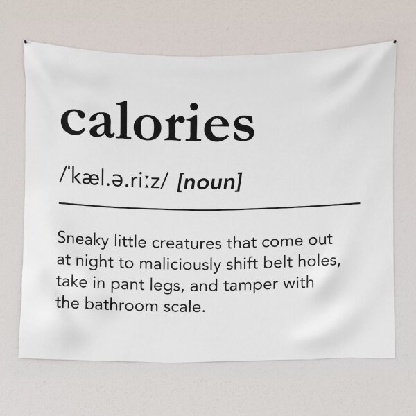 Item preview, Funny Definition of Calories - Weight Loss Diet Humor designed and sold by lagunaklein.