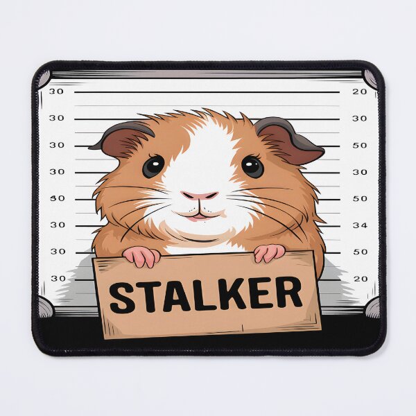 Item preview, Personal Stalker Guinea Pig Funny Pet Humor designed and sold by lpsubcult.