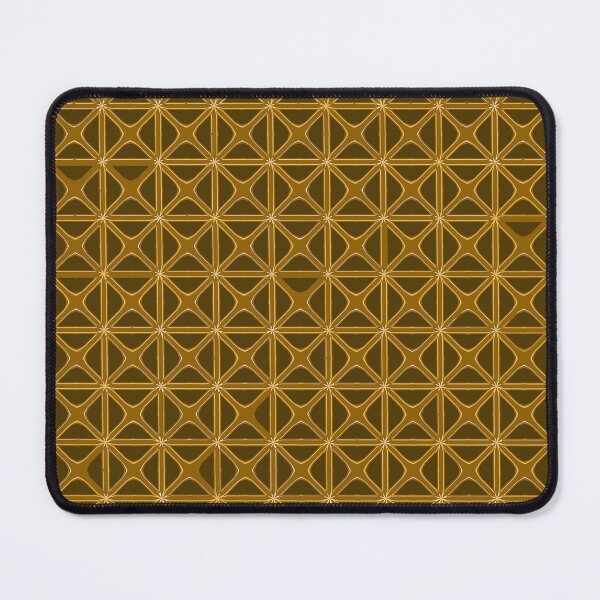 Item preview, Mashrabiya-Style Geometric Pattern Rich Yellow designed and sold by taiche.
