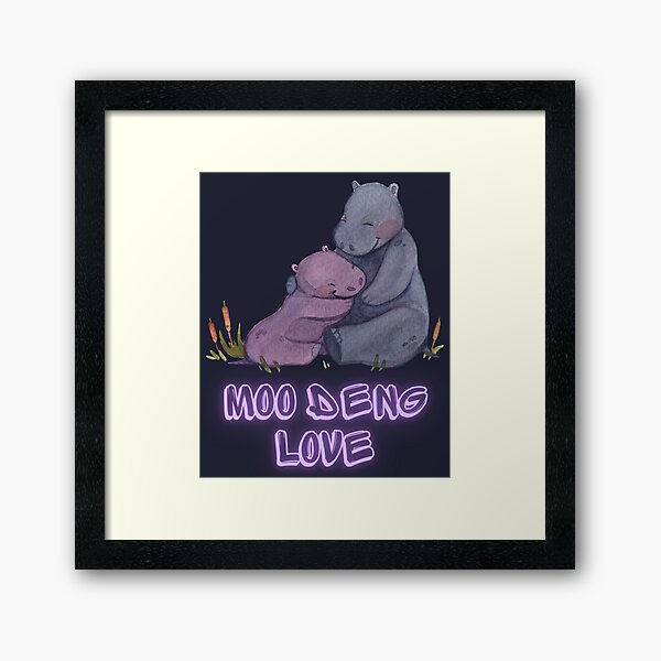 Item preview, Moo Deng Love designed and sold by RodzynekShop.