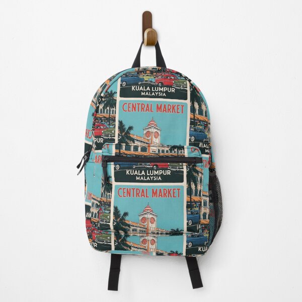 Item preview, Kuala Lumpur Central Market Malaysia Vintage Travel Tourism designed and sold by TravelersGems.