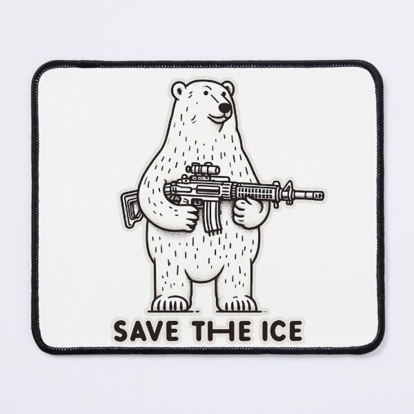 Item preview, polar bear fight back designed and sold by aliraweb.