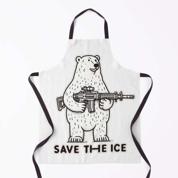 Item preview, polar bear fight back designed and sold by aliraweb.