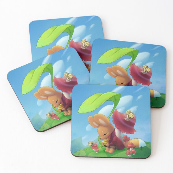 Item preview, Little Fox With Snails designed and sold by JMSaarenpaa.