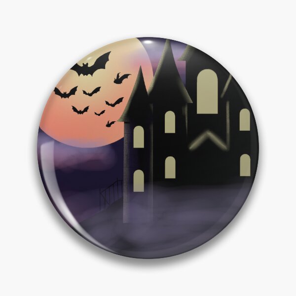 Item preview, Castle with bats designed and sold by LiJoKu.